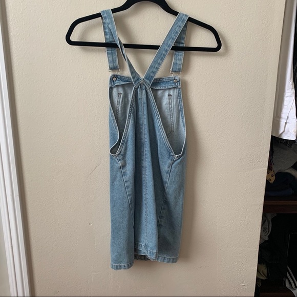 Topshop denim pinafore dress - Picture 4 of 4